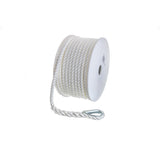Sea Choice - Línea de anclaje de nailon trenzado de 3 hilos, blanca, 3/8" x 100' - 40711