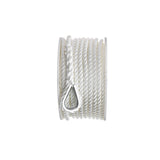 Sea Choice - Línea de anclaje de nailon trenzado de 3 hilos, blanca, 3/8" x 100' - 40711