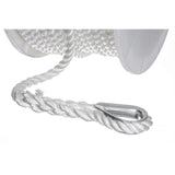 Seachoice - 3-Strand Twisted Nylon Anchor Line | White | 1/2" x 150' | 40741