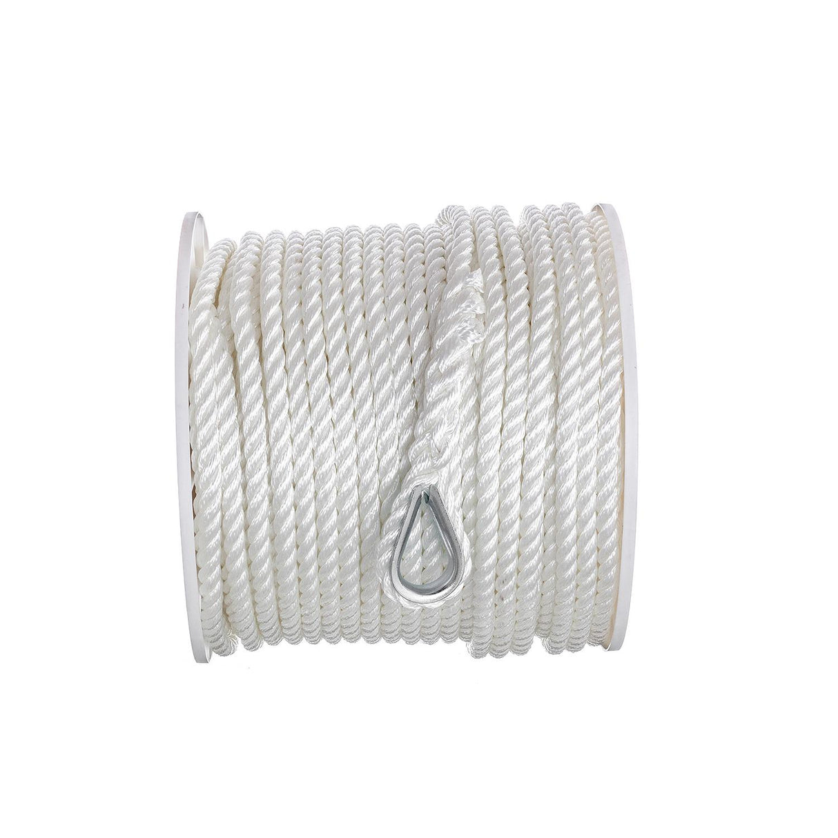 Seachoice - 3-Strand Twisted Nylon Anchor Line | White | 1/2" x 250' | 40781