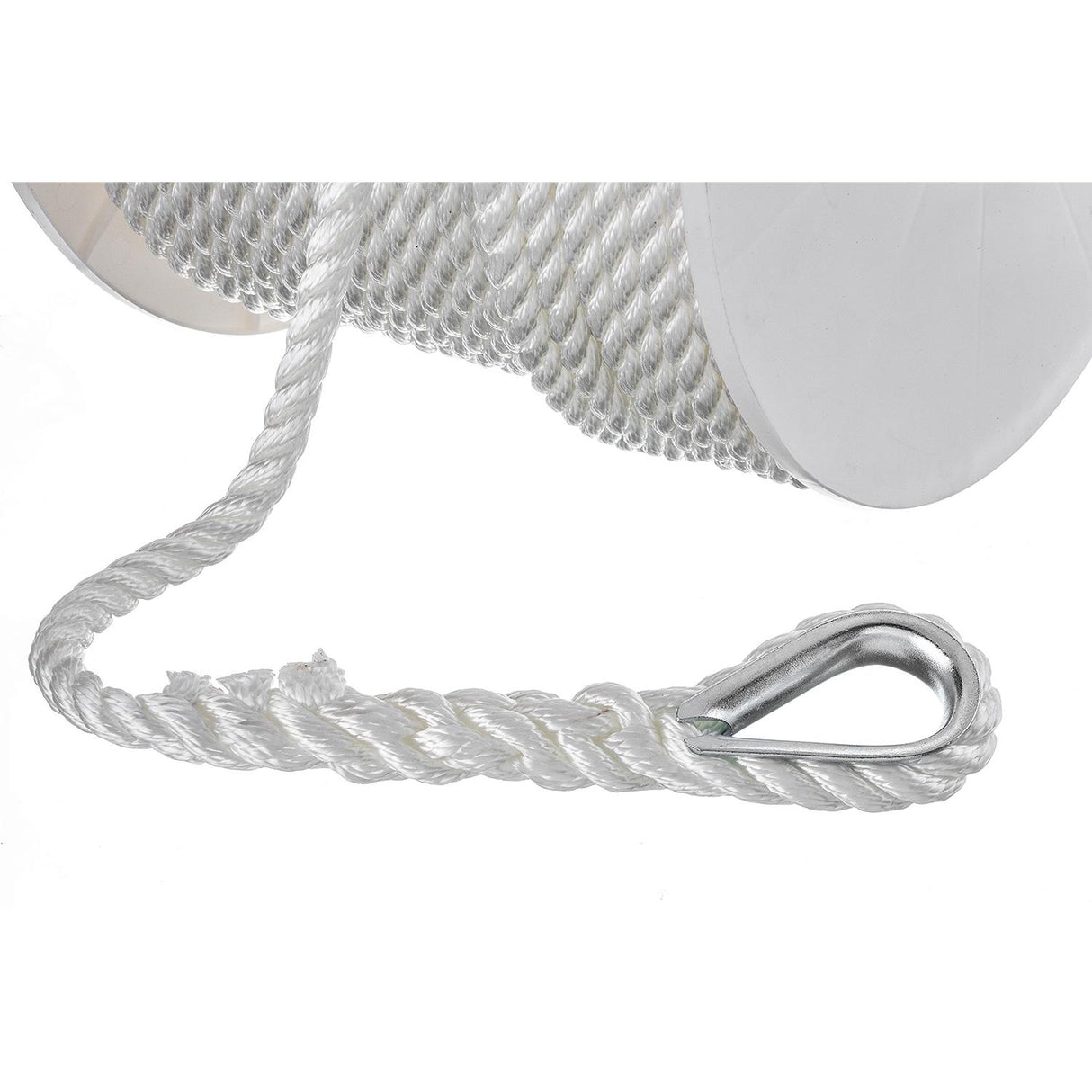 Seachoice - 3-Strand Twisted Nylon Anchor Line | White | 1/2" x 250' | 40781