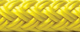Seachoice - Double Braided Nylon Fender Line - 1/4" x 6' - Yellow - 2 Pack - 40821