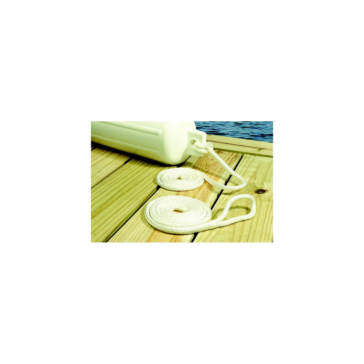 Seachoice - Double Braided Nylon Fender Line | Red | 1/4" x 6' | 40841