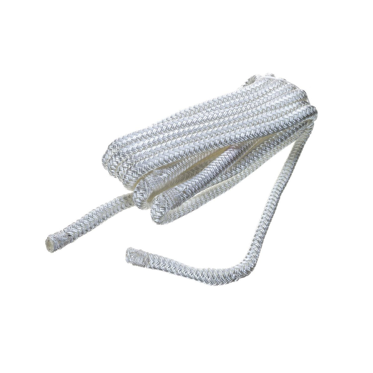 Seachoice - Double Braided Nylon Fender Line | White | 3/8" x 6' | 40921