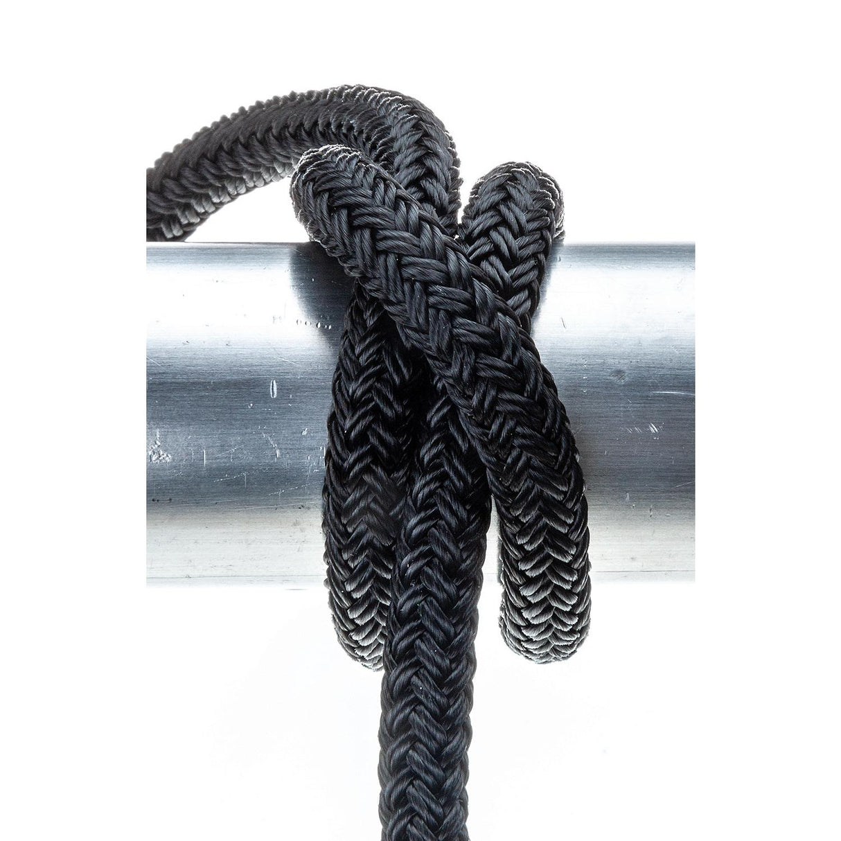 Seachoice - Double Braided Nylon Fender Line | Black | 3/8" x 6' | 40961