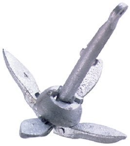 Sea Choice - Galvanized Folding Grapnel Anchor - 3.5 lb. - 41000