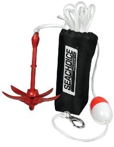 Sea Choice - Grapnel Anchor Kit - 3.5 lb. - For Boats 5 to 12' - 41002