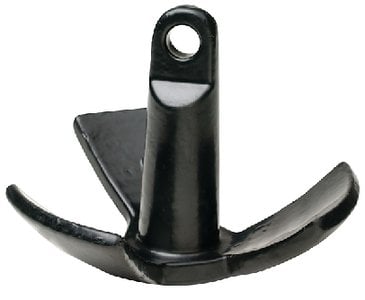 Sea Choice - Black Vinyl Coated River Anchor - 15 lb. - Black - 41510