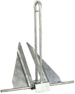 Sea Choice - Hot Dipped Galvanized Utility Anchor - f/ 25 to 28' Boats - 41630