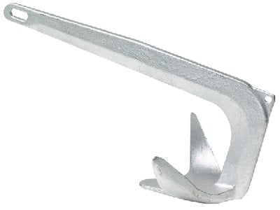 Sea Choice - Hot Dipped Galvanized Claw Anchor - 16.5 lb. - 41670