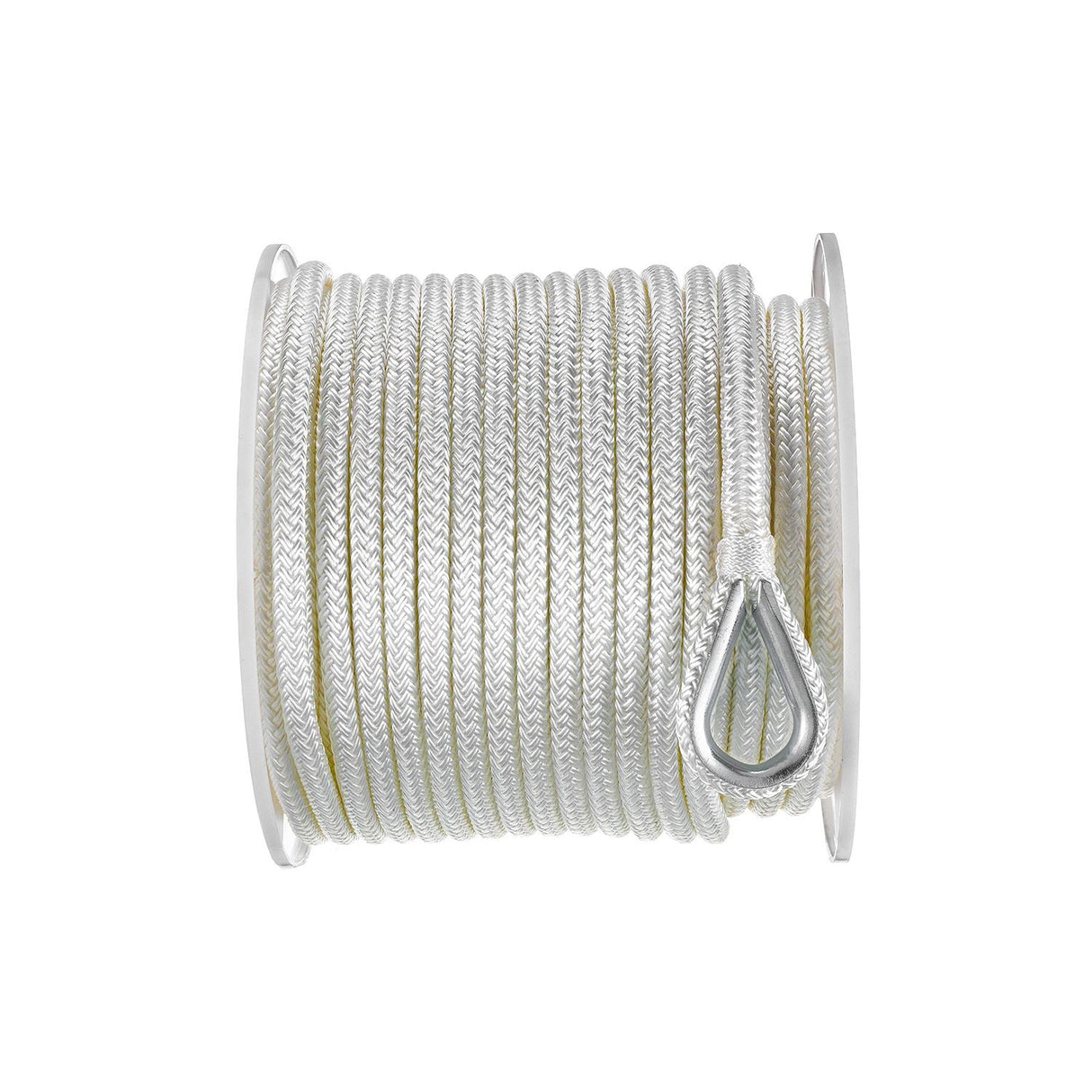 Seachoice - Double Braid Nylon Anchor Line | White | 3/8" x 150' | 42111