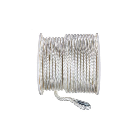 Seachoice - Double Braid Nylon Anchor Line | White | 1/2" x 200' | 42141