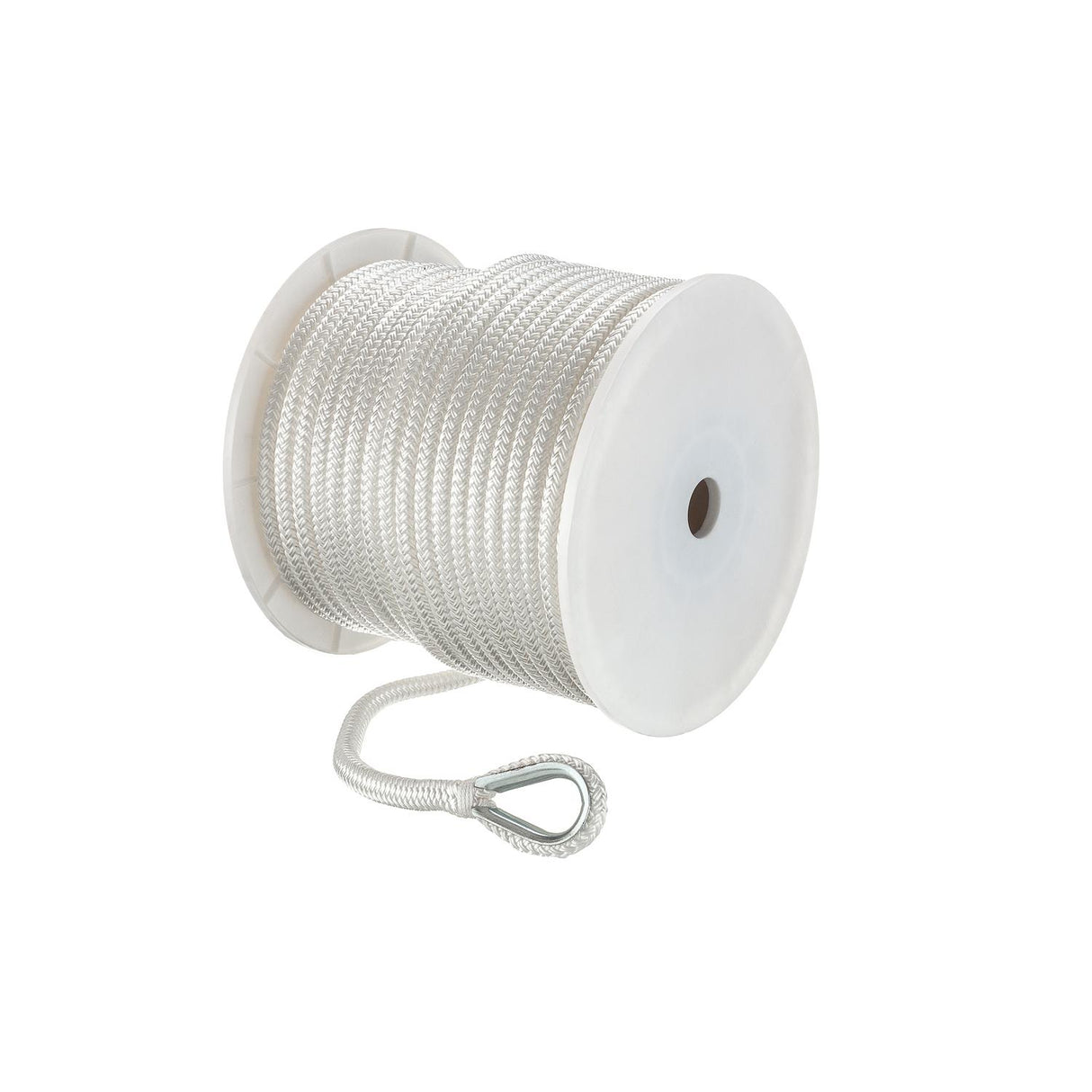 Seachoice - Double Braid Nylon Anchor Line | White | 1/2" x 200' | 42141