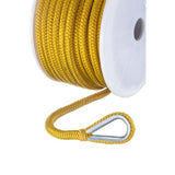 Seachoice - Double Braid Nylon Anchor Line | Yellow | 3/8" x 100' | 42151