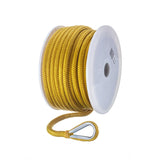 Seachoice - Double Braid Nylon Anchor Line | Yellow | 3/8" x 100' | 42151