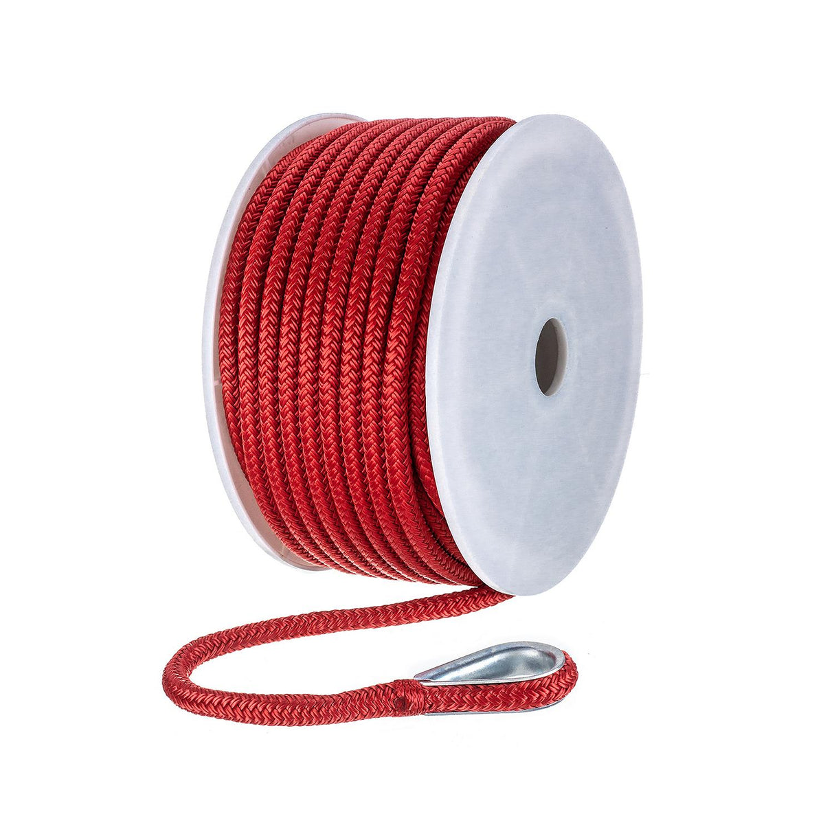 Seachoice - Double Braid Nylon Anchor Line | Red | 3/8" x 100' | 42171