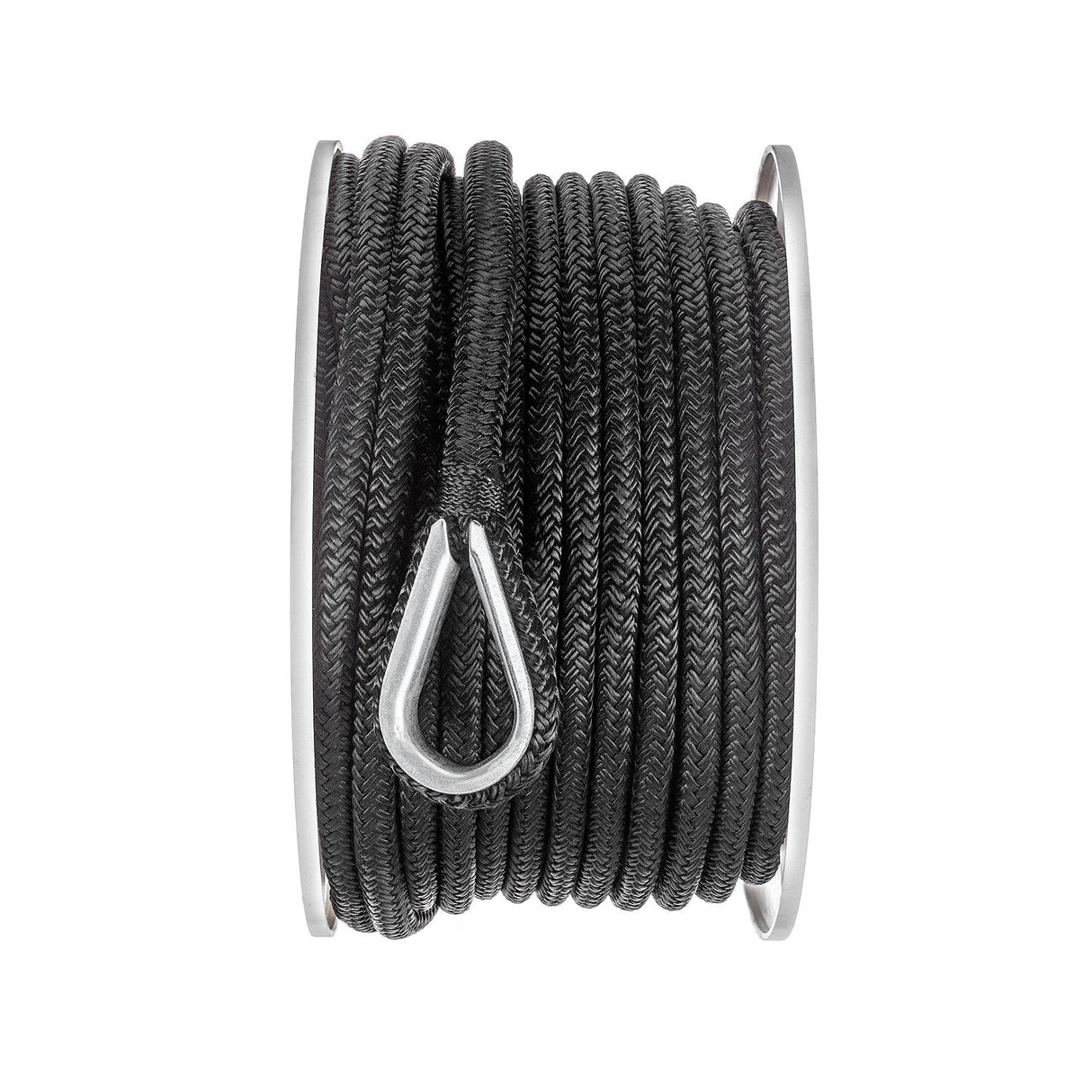 Seachoice - Double Braid Nylon Anchor Line | Black | 3/8" x 100' | 42201