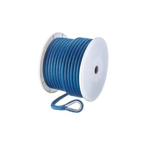 Seachoice - Double Braid Nylon Anchor Line | Blue | 1/2" x 150' | 42251