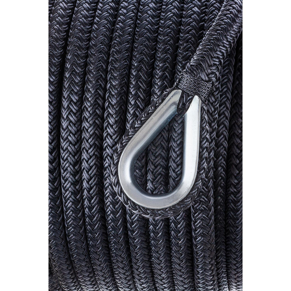 Seachoice - Double Braid Nylon Anchor Line | Black | 1/2" x 150' | 42281