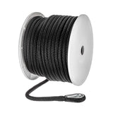 Seachoice - Double Braid Nylon Anchor Line | Black | 1/2" x 150' | 42281