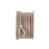 Seachoice - Double Braid Nylon Anchor Line | Gold / White | 3/8" x 100' | 42321