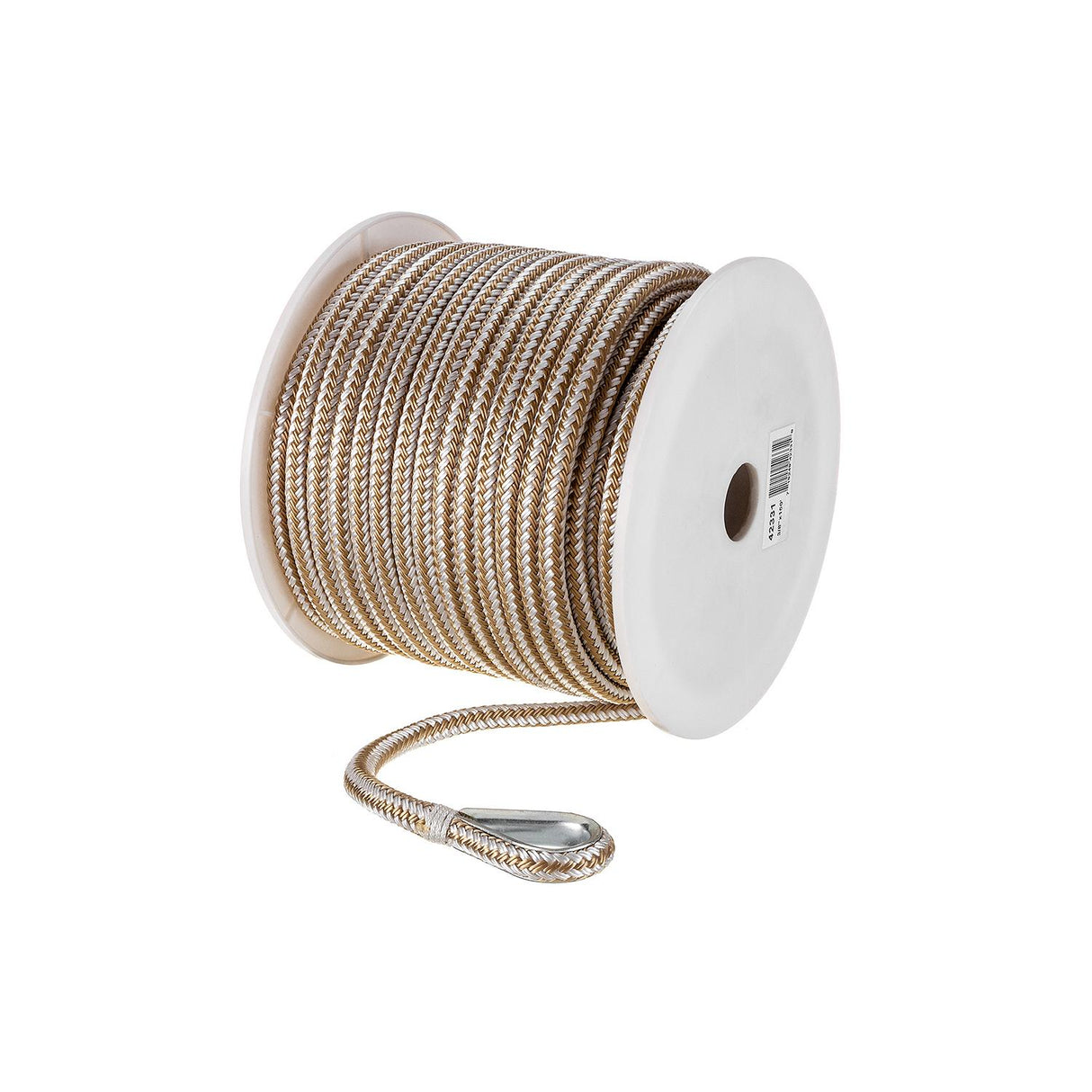 Seachoice - Double Braid Nylon Anchor Line | Gold / White | 3/8" x 150' | 42331