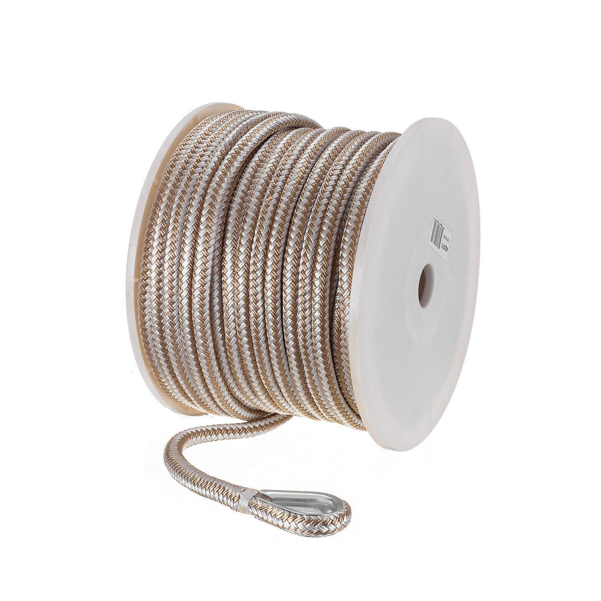Seachoice - Double Braid Nylon Anchor Line | Gold / White | 1/2" x 150' | 42371
