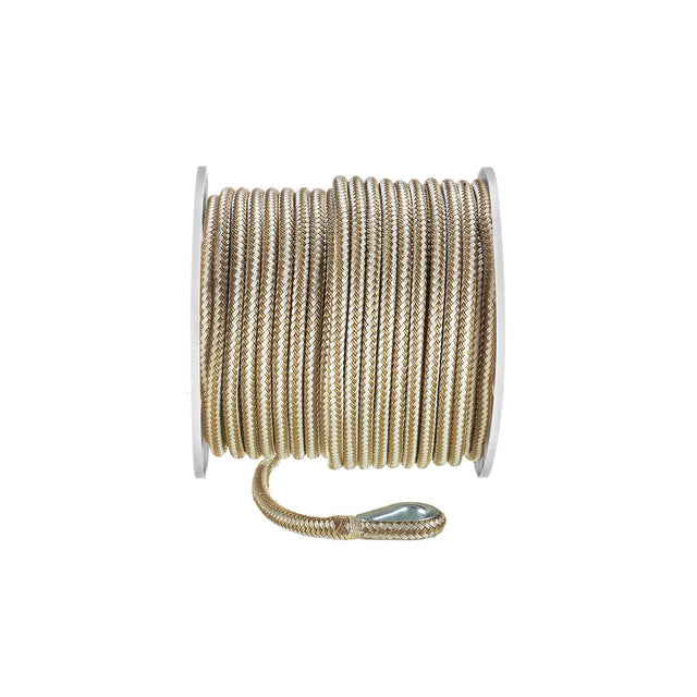 Seachoice - Double Braid Nylon Anchor Line | Gold / White | 1/2" x 200' | 42381