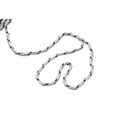 Seachoice - Double Braided MFP Poly Dock Line | White/Black Tracer | 3/8" x 15' | 42401