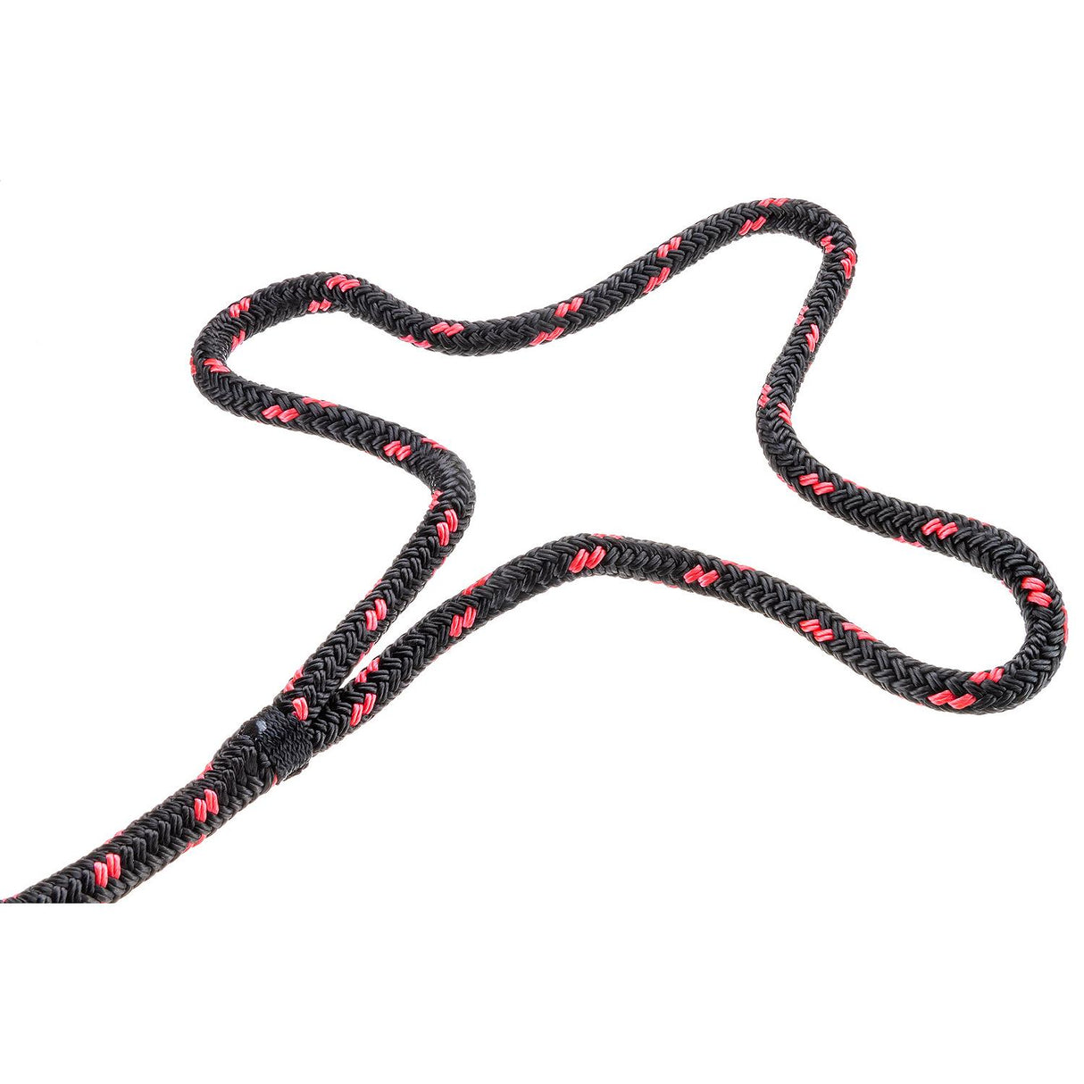 Seachoice - Double Braided MFP Poly Dock Line | Black/Red Tracer | 3/8" x 15' | 42431