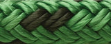 Seachoice - Double Braided 100% MFP Dock Line 42441 - 3/8" x 15' - Green with Black Tracer