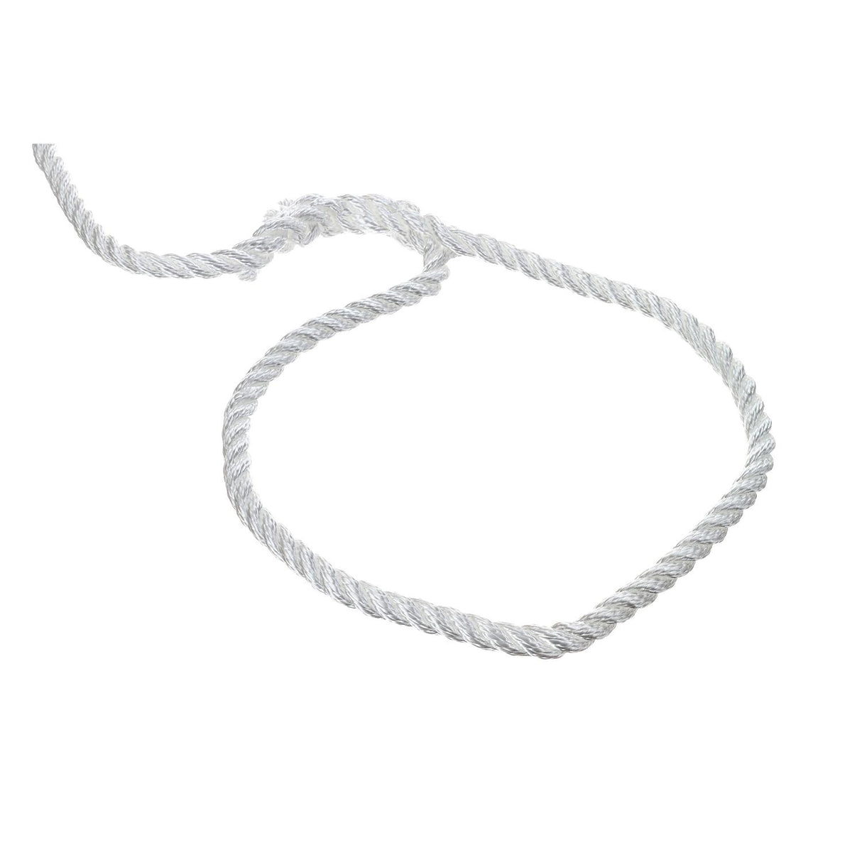 Seachoice - Three Strand Twisted Nylon Dock Line | White | 3/8" x 15' | 42511
