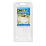 Seachoice - Three Strand Twisted Nylon Dock Line | White | 3/8" x 15' | 42511