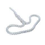 Seachoice - Línea de muelle de nailon trenzado de 3 hebras - 1/2" x 20' - 42561 Blanco