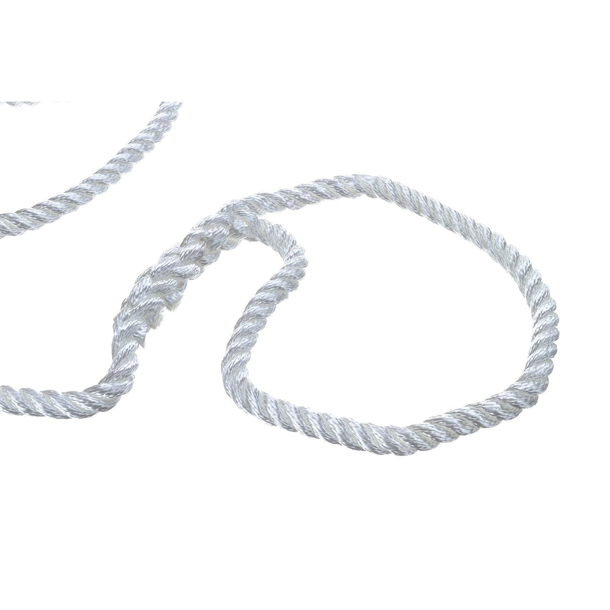 Seachoice - Three Strand Twisted Nylon Dock Line | White | 1/2" x 25' | 42571
