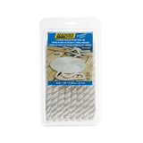 Seachoice - Three Strand Twisted Nylon Dock Line | White | 5/8" x 20' | 42591