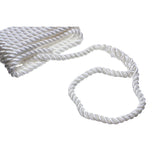 Seachoice - Three Strand Twisted Nylon Dock Line | White | 5/8" x 25' | 42601