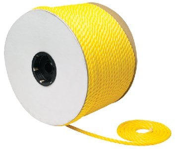 Sea Choice - Twisted Braid Polypropylene 1/4" x 600', Yellow - 42710