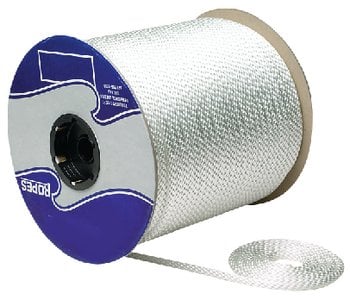 Seachoice - Solid Braid Nylon - White 1/8 X 1000 - 42880