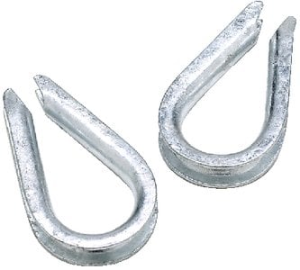 Seachoice - Galvanize Wire Rope Thimble - 1 Pack - 5/8" - 43351 Card