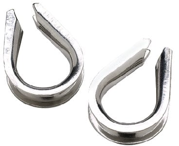 Seachoice - Stainless Steel Wire Rope Thimble - 1/2" - 43431