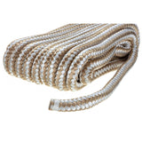 Seachoice - Double Braid Nylon Dock Line | Gold/White | 5/8" x 30' | 46971