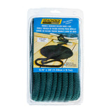 Seachoice - Línea de muelle de nailon trenzado doble de 5/8" x 30' - 46981 VERDE BOSQUE