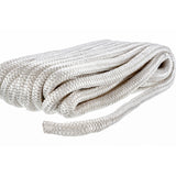 Seachoice - Línea de muelle de nailon trenzado doble, 1,9 cm x 15,24 m - 47121 BLANCO