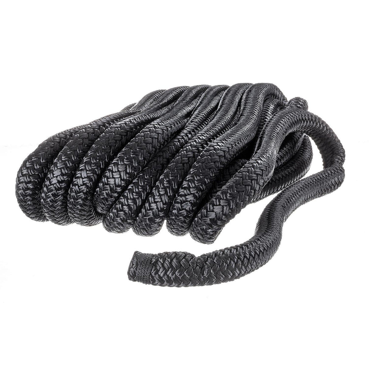 Seachoice - Double Braid Nylon Dock Line | Black | 3/4" x 35' | 47211