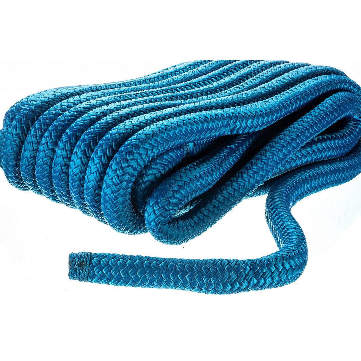 Seachoice - Línea de muelle de nailon trenzado doble, 1,9 cm x 10,6 m - 47311 AZUL