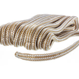 Seachoice - Double Braid Nylon Dock Line | Gold/White | 3/4" x 50' | 47421