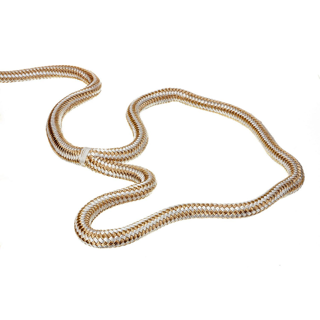 Seachoice - Double Braid Nylon Dock Line | Gold/White | 3/4" x 50' | 47421