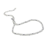 Seachoice - Three Strand Twisted Nylon Dock Line with Tracer | White/Blue Tracer | 3/8" x 10' | 47501