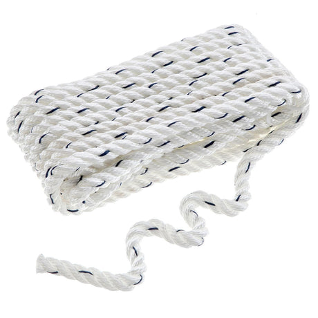Seachoice - Three Strand Twisted Nylon Dock Line with Tracer